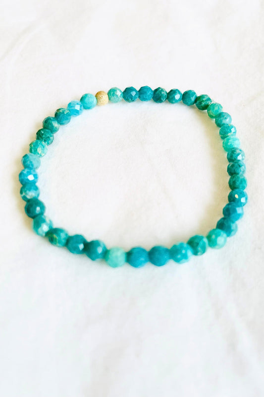 Russian Amazonite Healing Gem Bracelet - 4MM