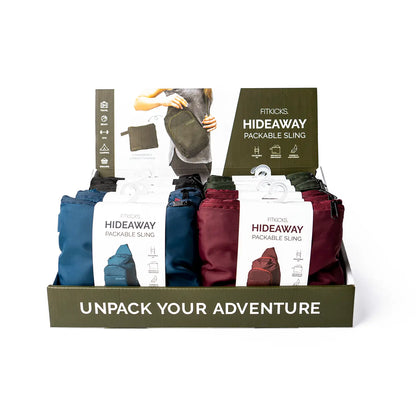 Fitkicks Hideaway Packable Sling Bag