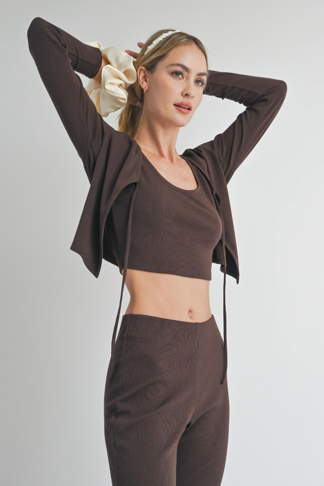 Motions Tank And Cardi Set
