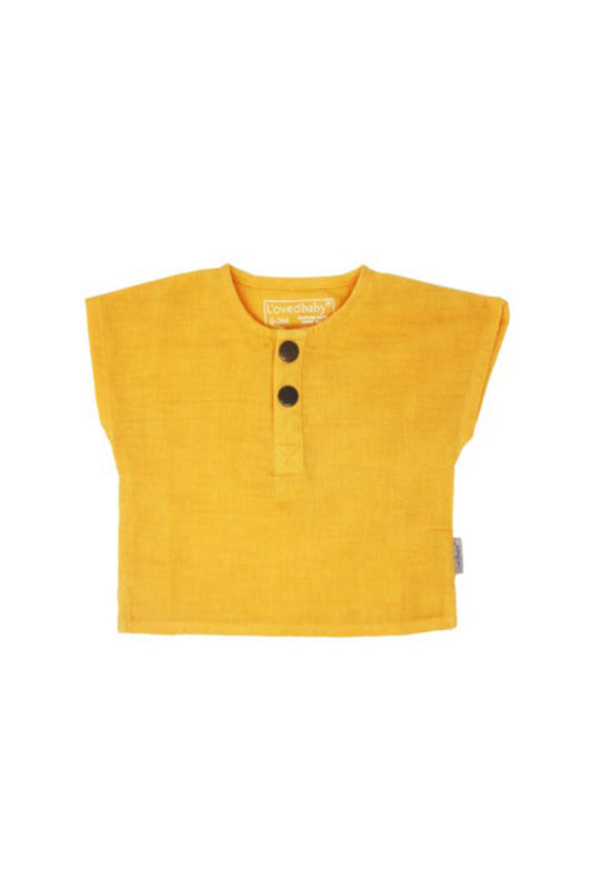 Saffron Muslin Tee