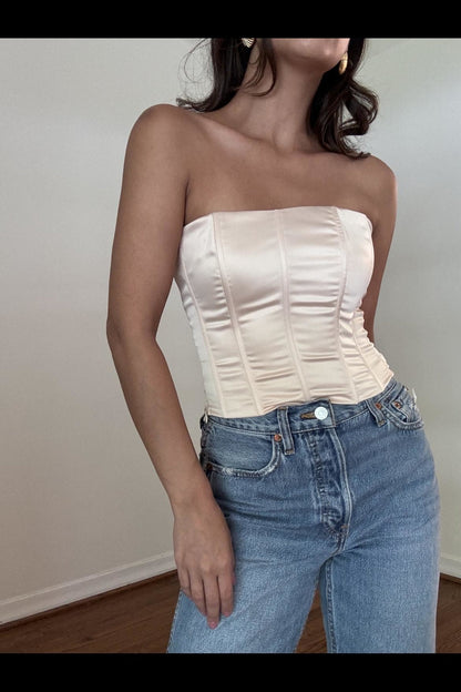 Satin Corset Top