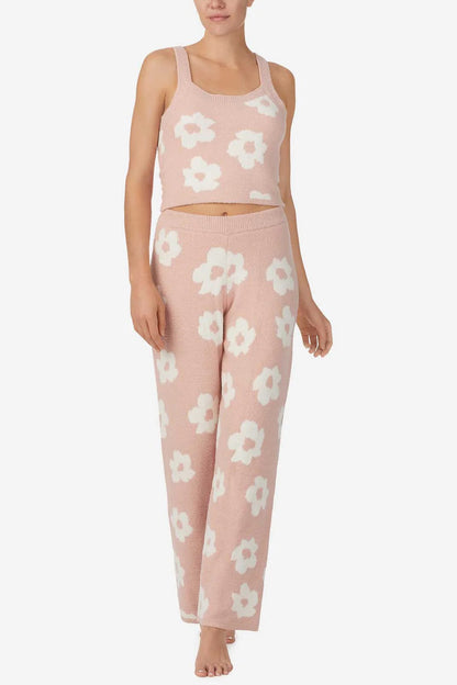 Plush Floral Pj Set