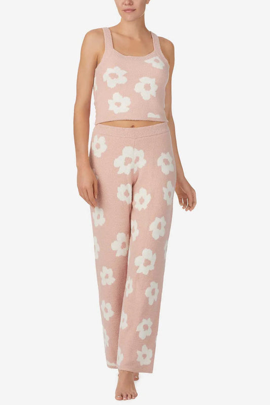 Plush Floral Pj Set