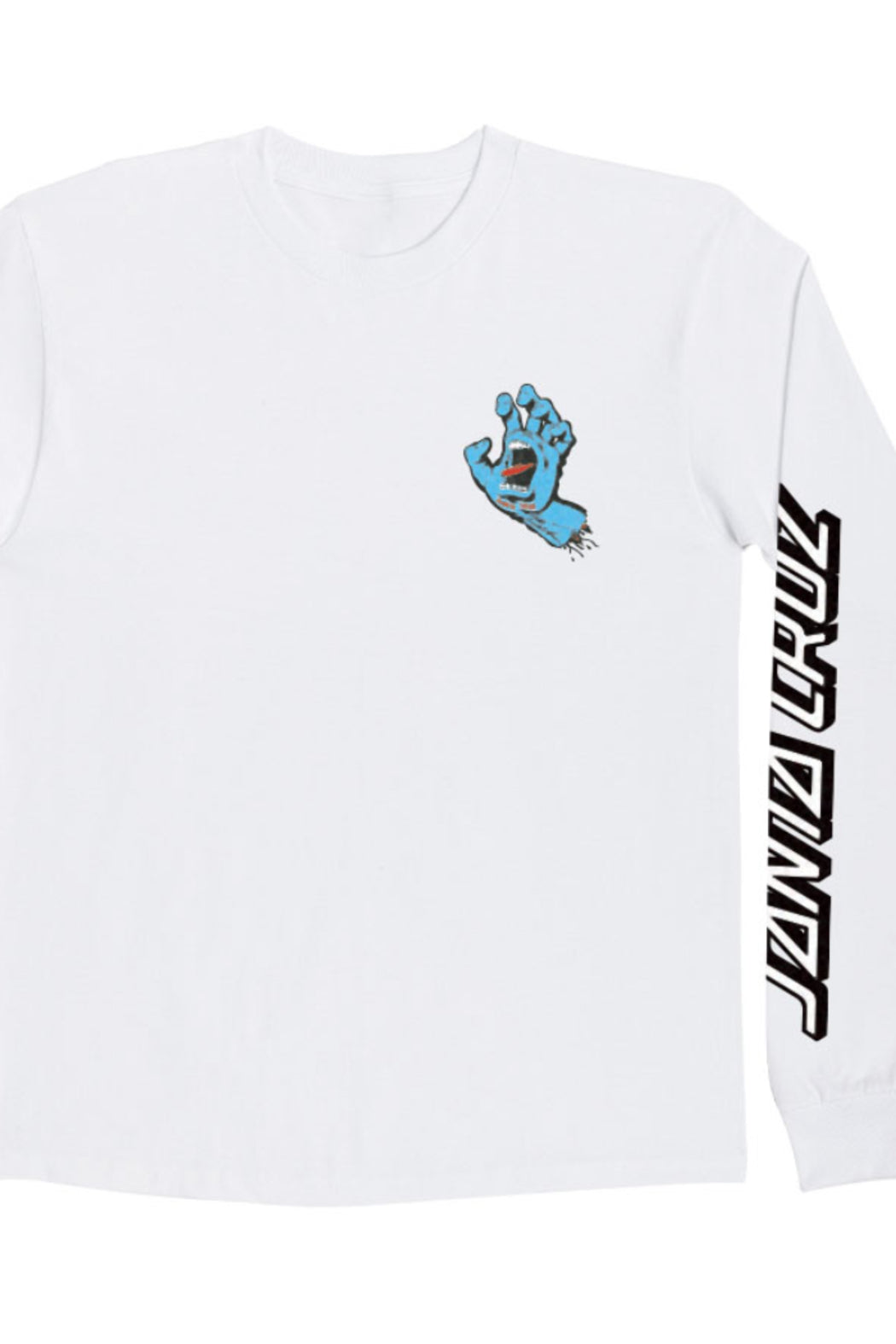Santa Cruz Screaming Hand LS Black Mens