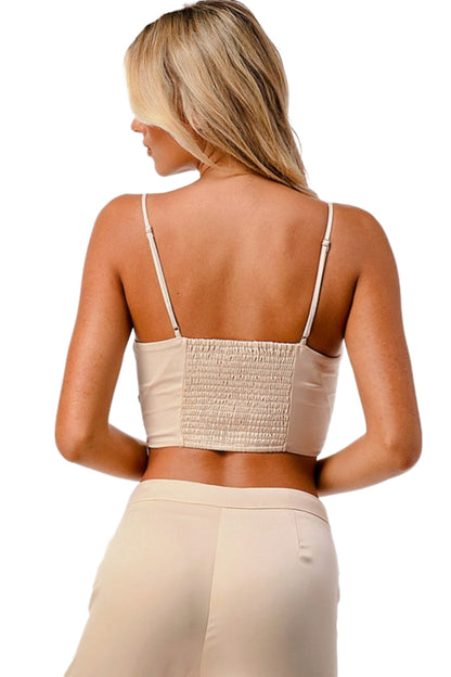 Satin Cropped Cami