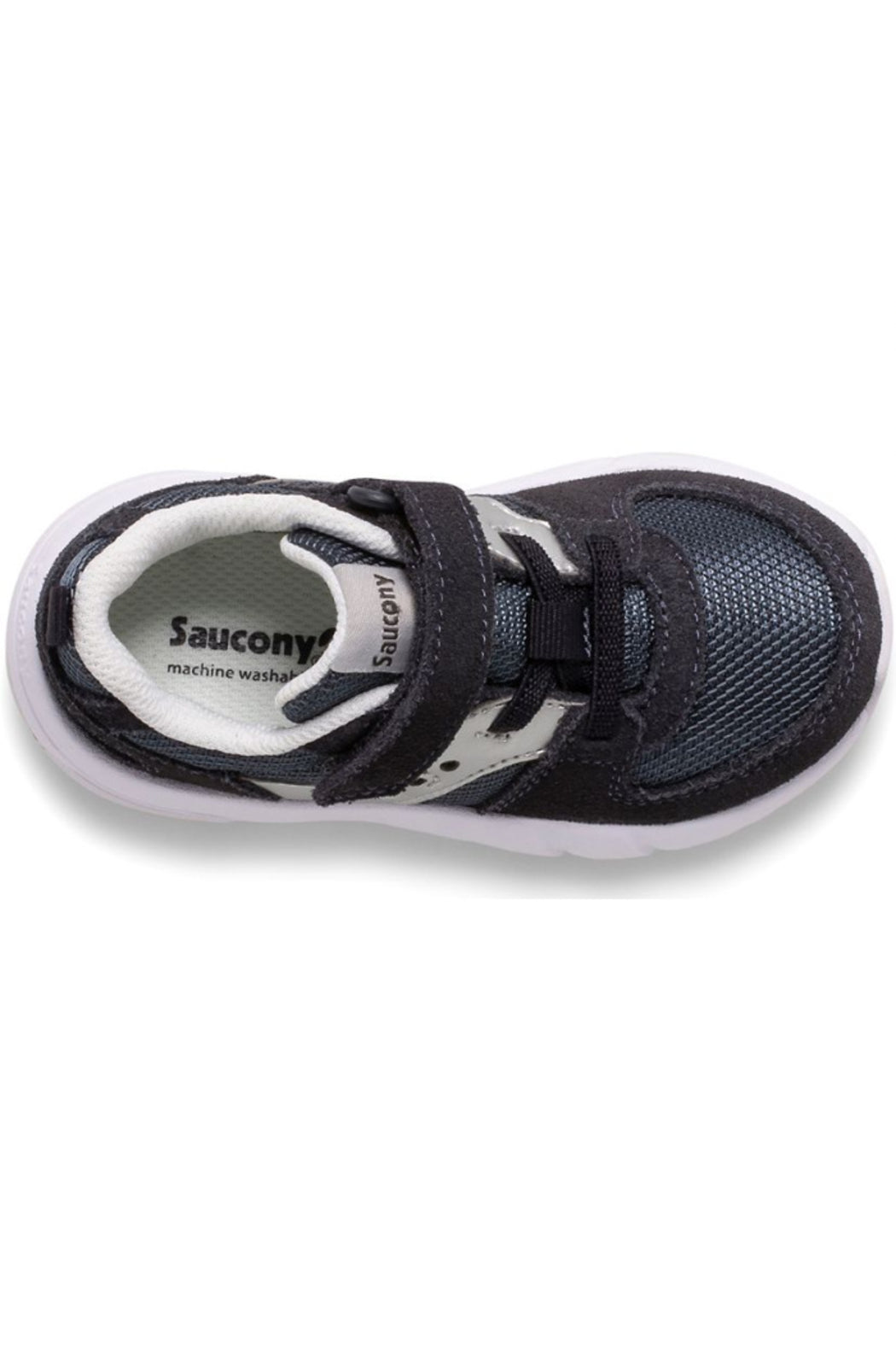 Saucony Little Kids Jazz Lite 2.0 in Navy/Silver