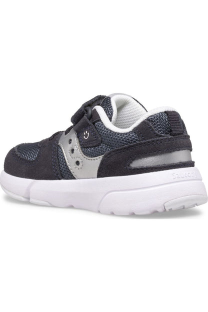 Saucony Little Kids Jazz Lite 2.0 in Navy/Silver