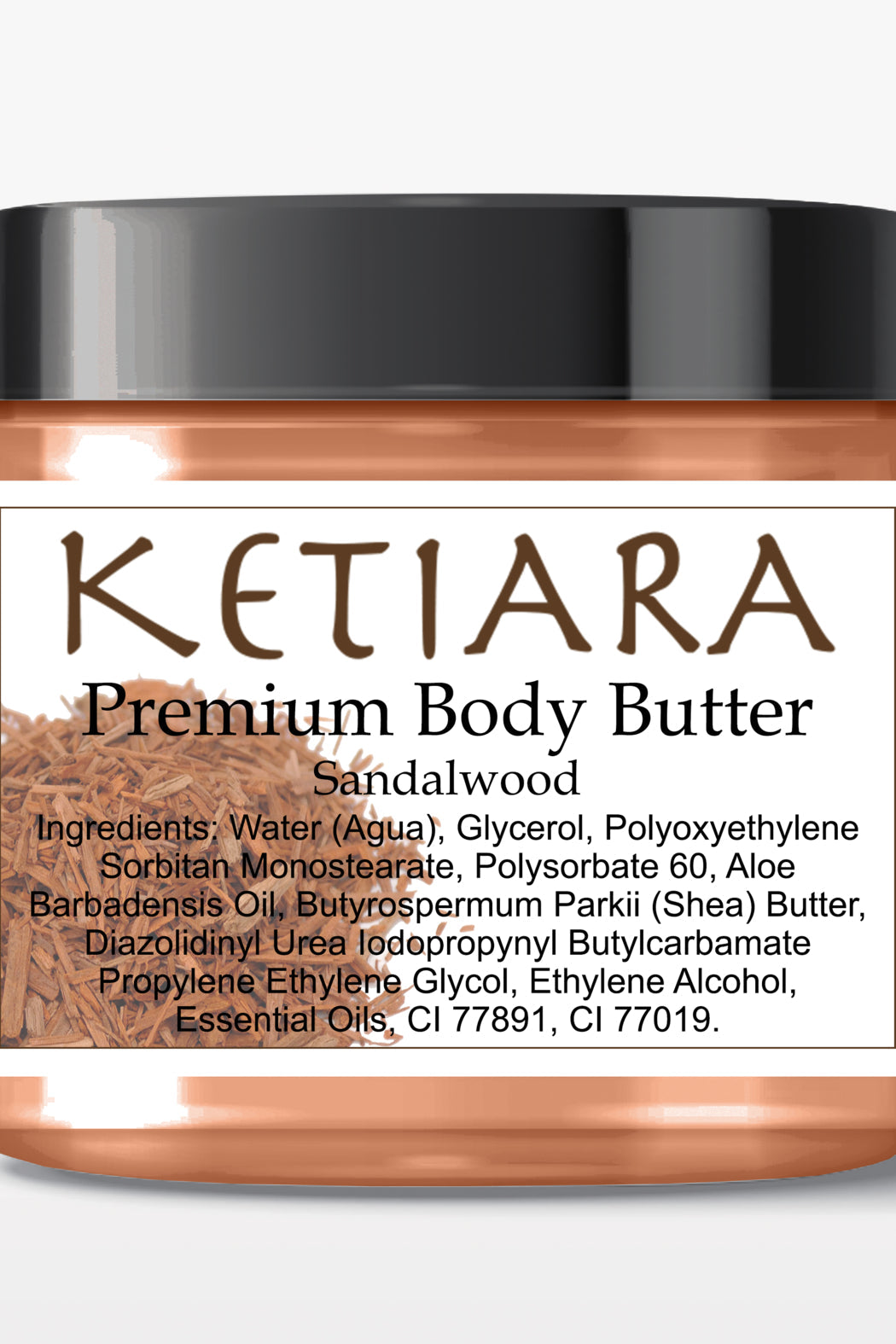 Scented Shea Body Butter Infused with Aloe Vera, 120 ml
