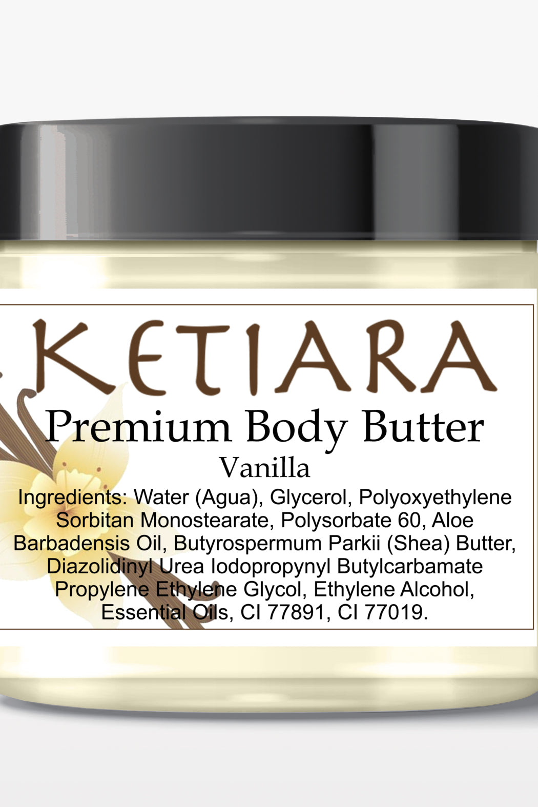Scented Shea Body Butter Infused with Aloe Vera, 120 ml