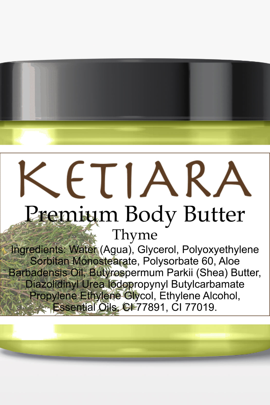 Scented Shea Body Butter Infused with Aloe Vera, 120 ml