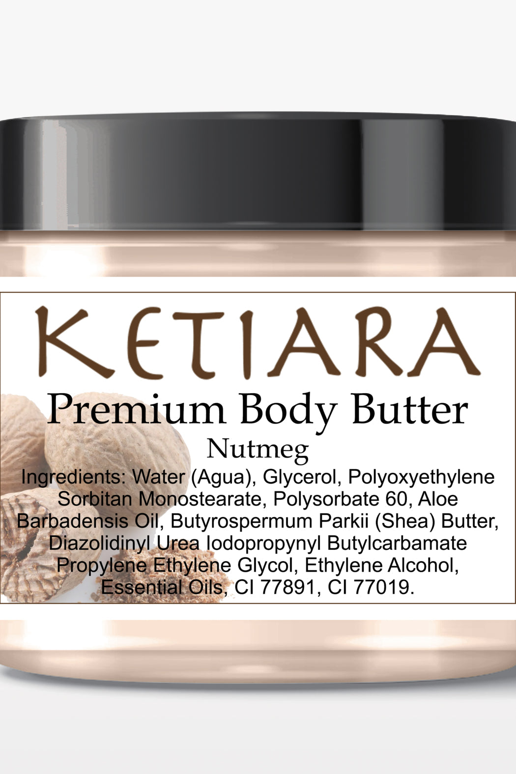 Scented Shea Body Butter Infused with Aloe Vera, 120 ml