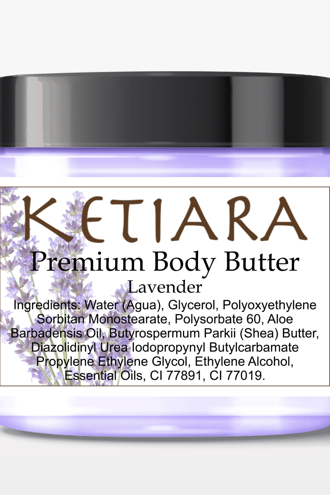 Scented Shea Body Butter Infused with Aloe Vera, 120 ml