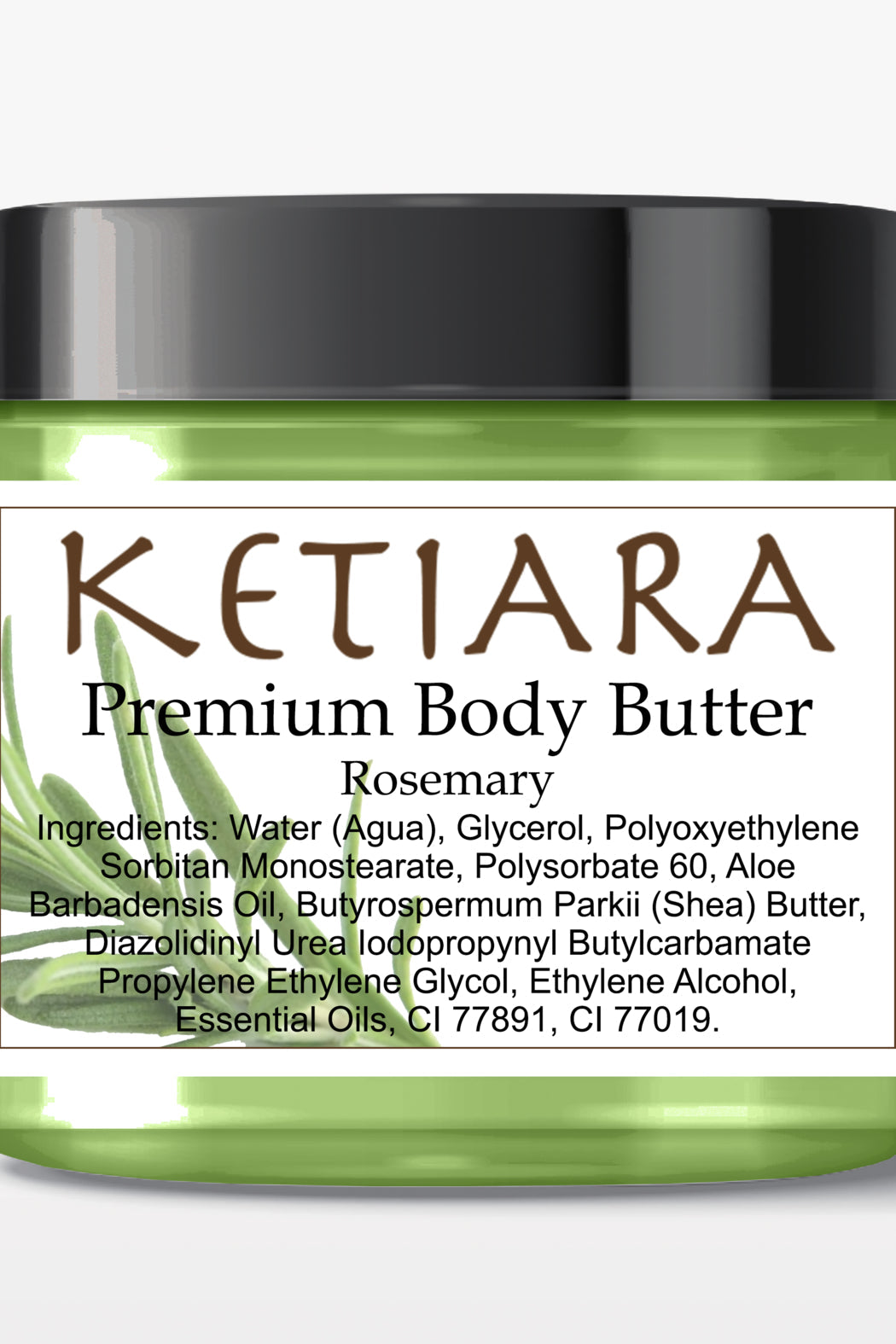 Scented Shea Body Butter Infused with Aloe Vera, 120 ml