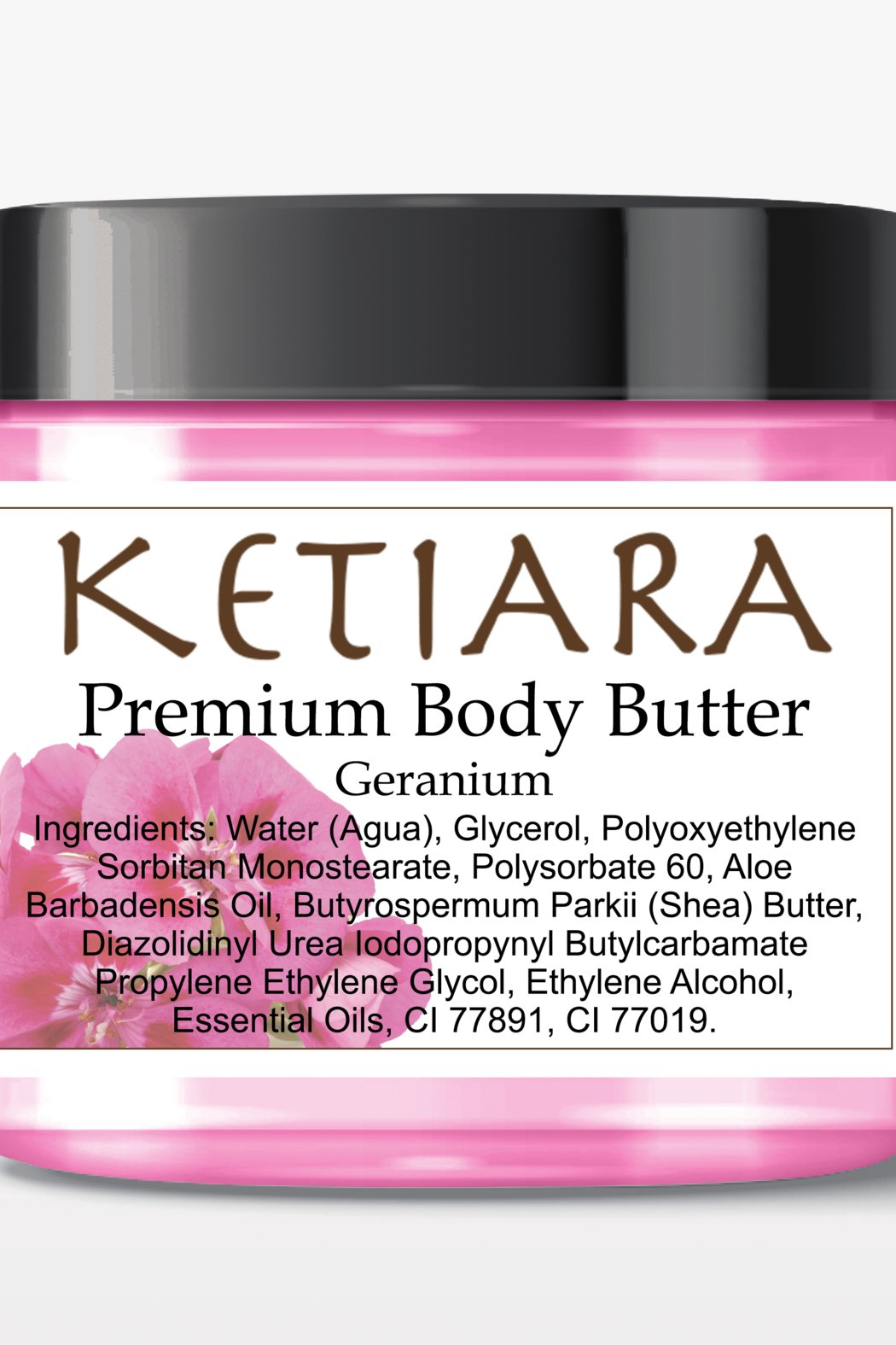 Scented Shea Body Butter Infused with Aloe Vera, 120 ml