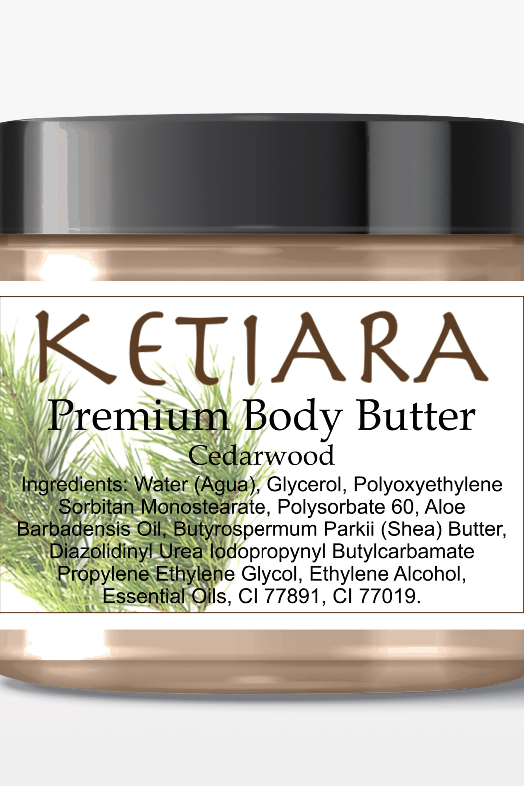 Scented Shea Body Butter Infused with Aloe Vera, 120 ml