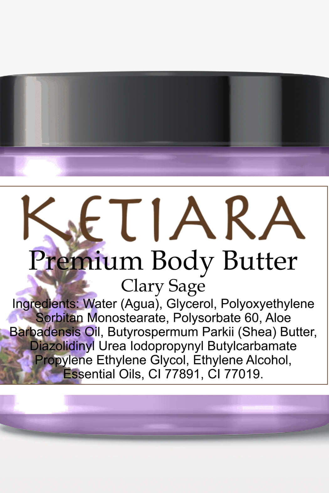 Scented Shea Body Butter Infused with Aloe Vera, 120 ml