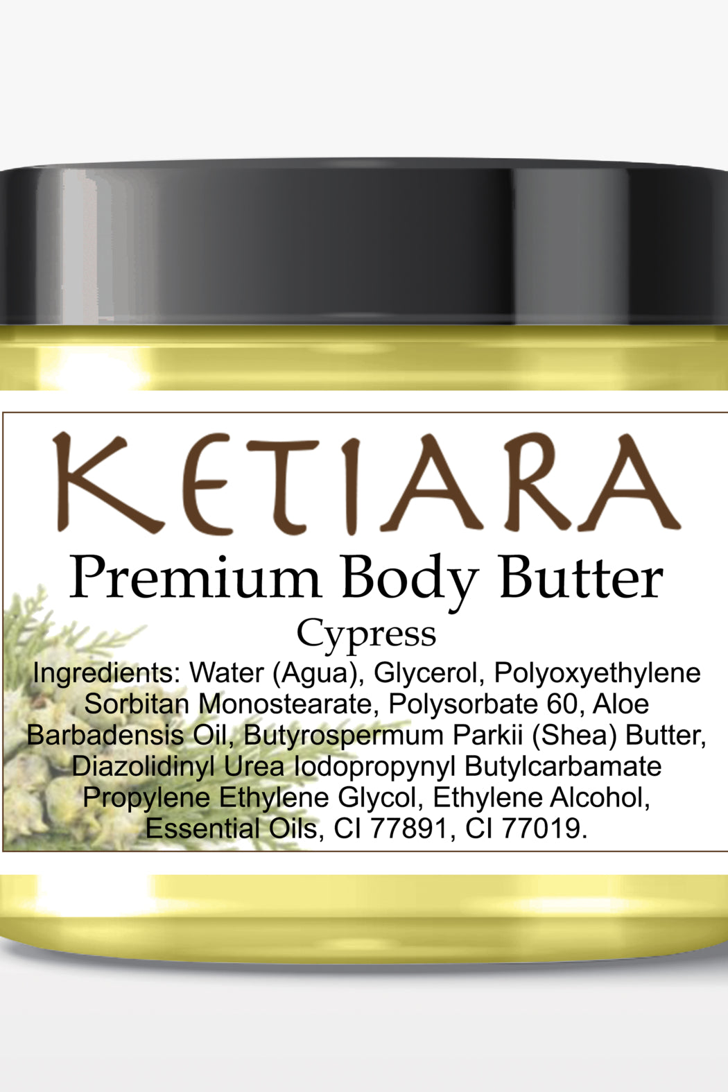 Scented Shea Body Butter Infused with Aloe Vera, 120 ml
