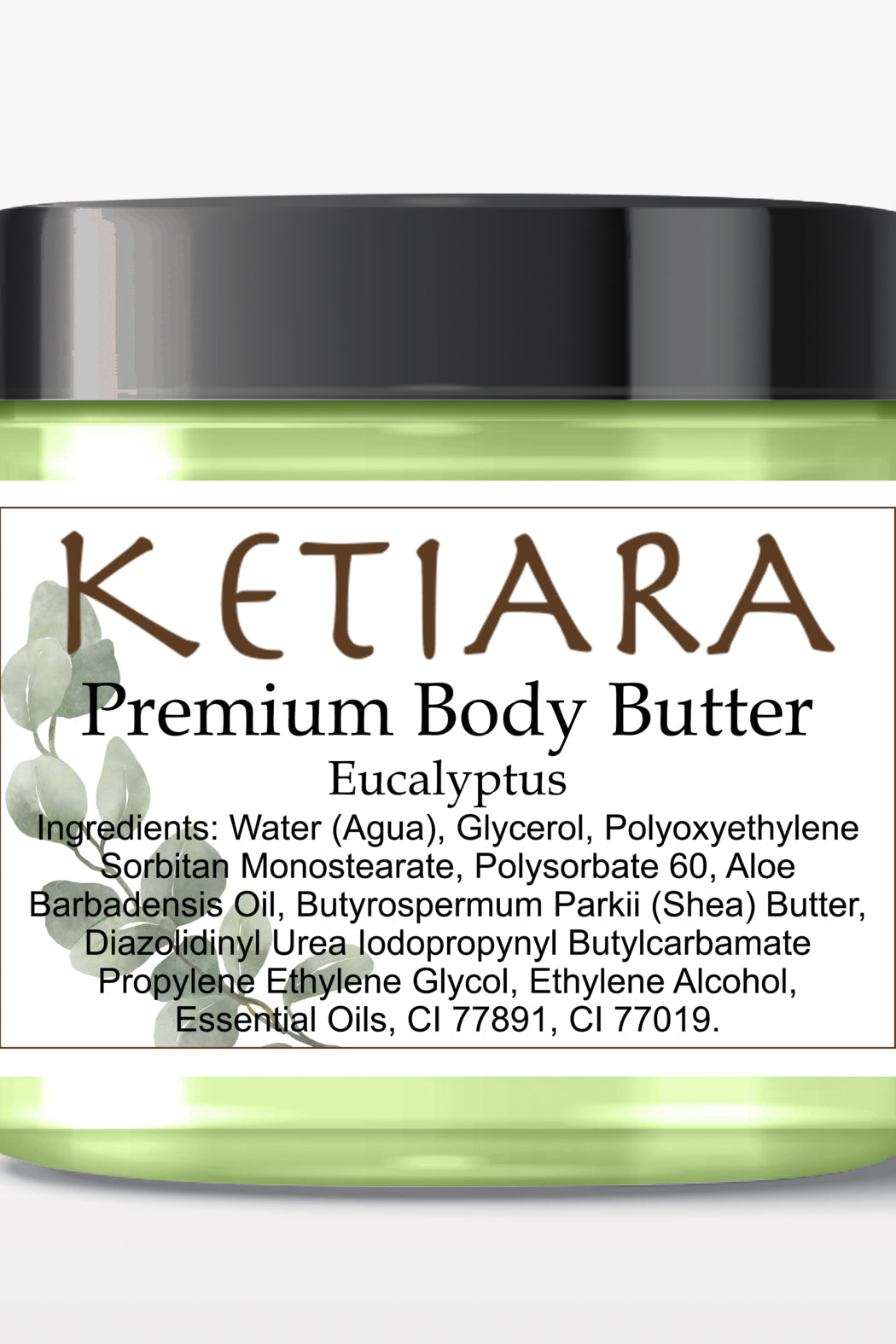 Scented Shea Body Butter Infused with Aloe Vera, 120 ml