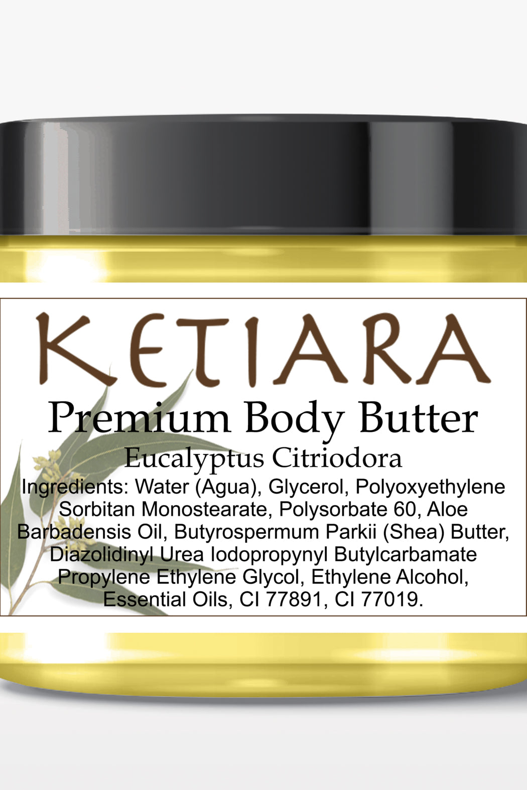 Scented Shea Body Butter Infused with Aloe Vera, 120 ml