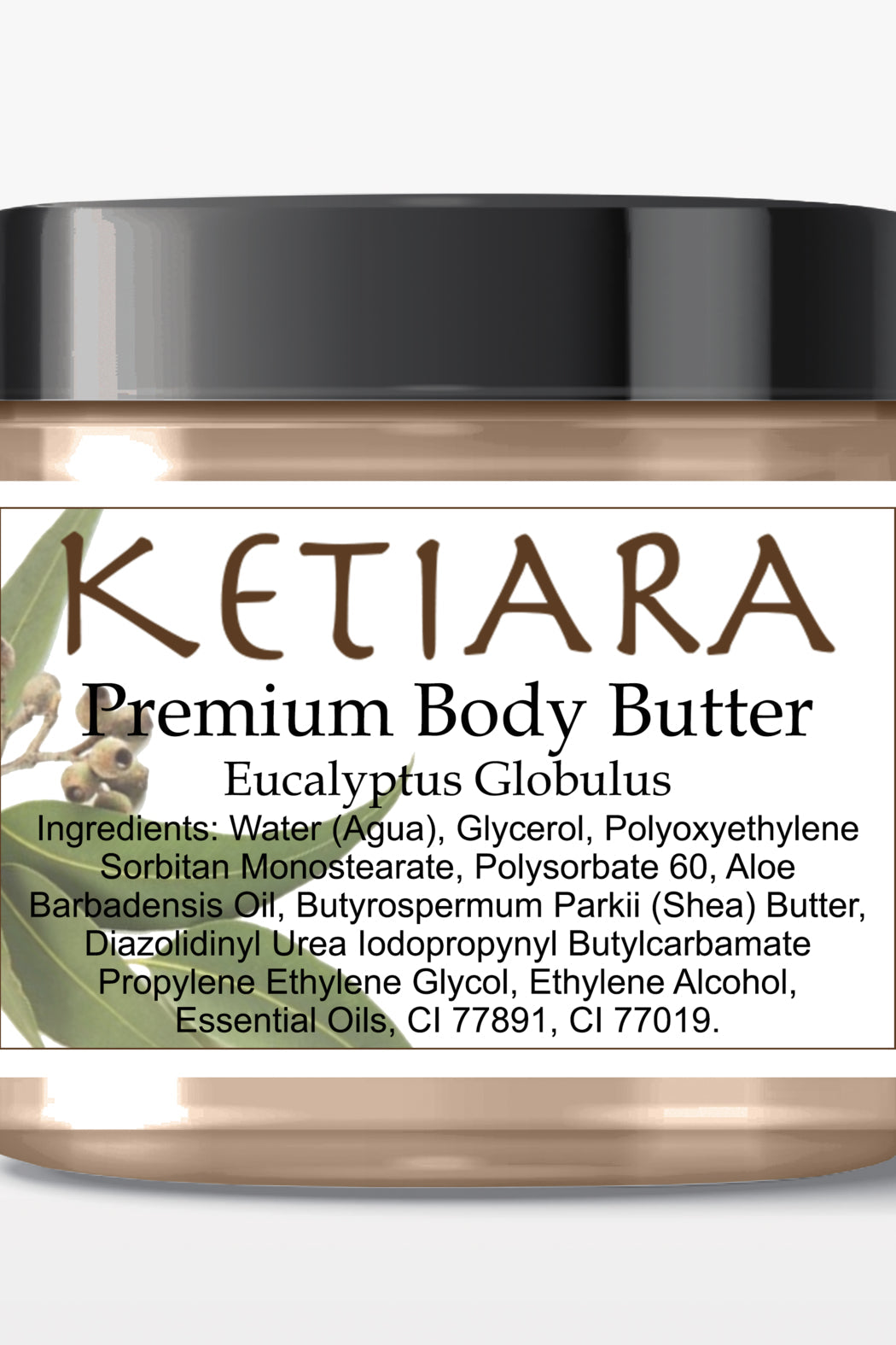 Scented Shea Body Butter Infused with Aloe Vera, 120 ml