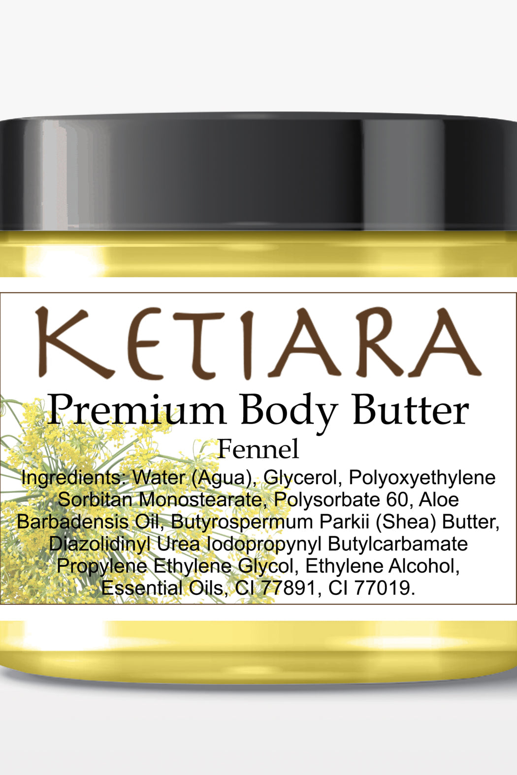 Scented Shea Body Butter Infused with Aloe Vera, 120 ml