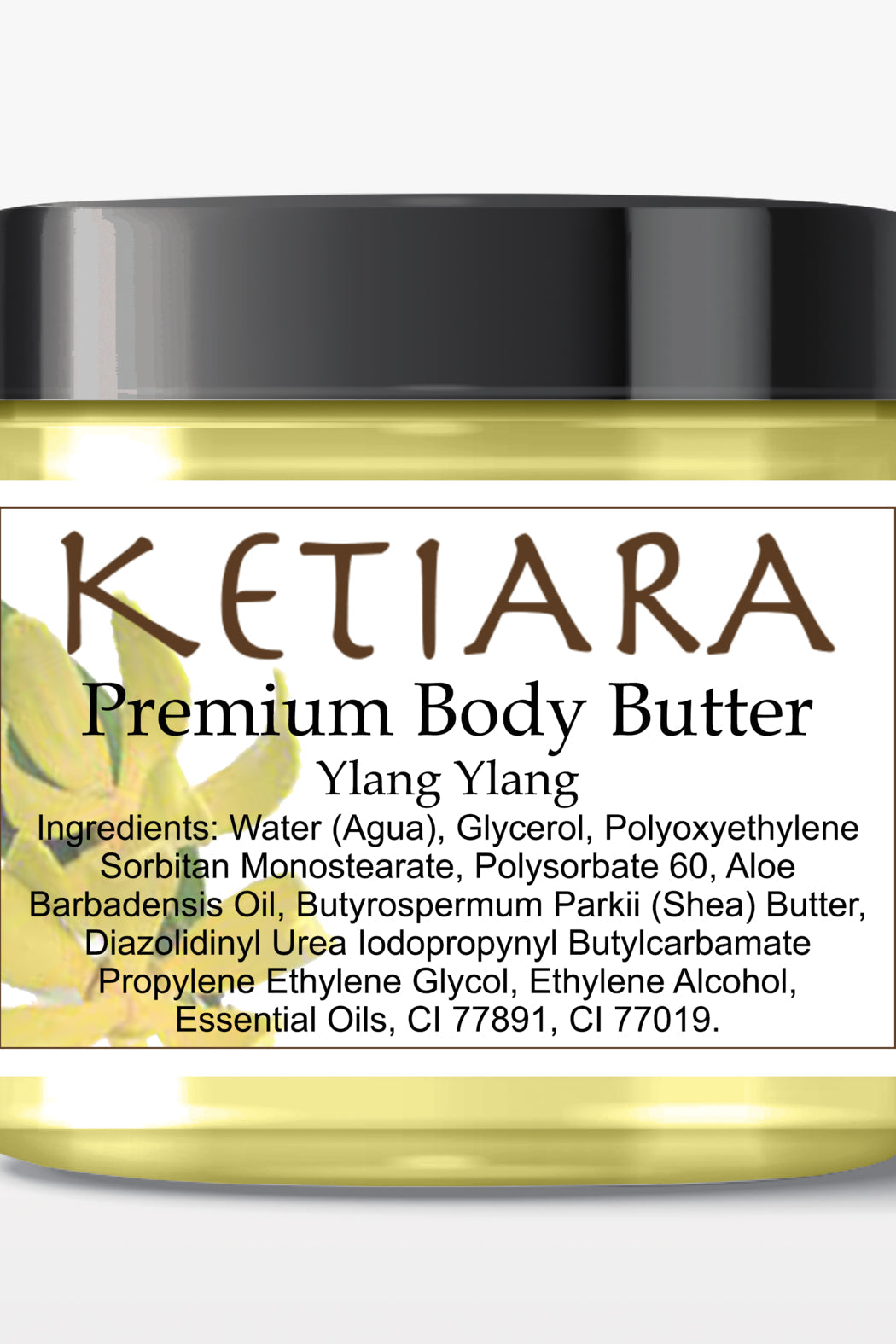 Scented Shea Body Butter Infused with Aloe Vera, 120 ml