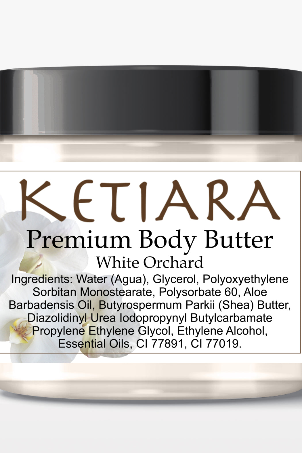 Scented Shea Body Butter Infused with Aloe Vera, 120 ml