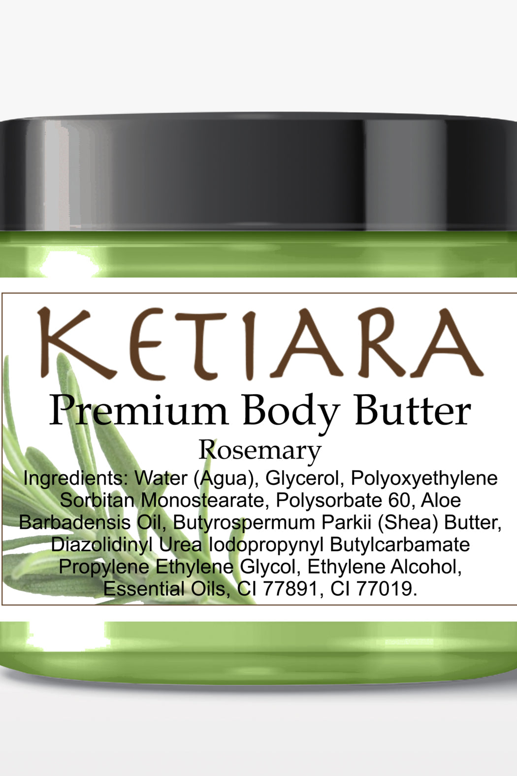 Scented Shea Body Butter Infused with Aloe Vera, 120 ml