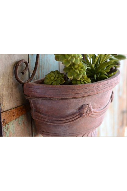 Scrolled Wall Planter