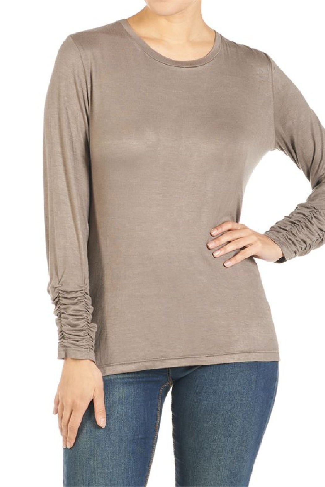 Scrunch Sleeve Tee