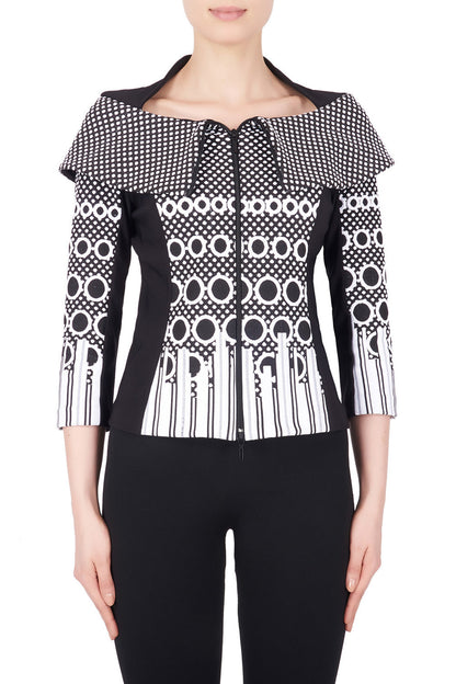Shaw Collar Zip Blazer