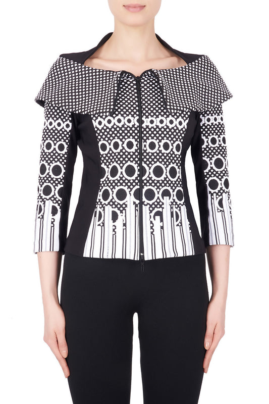 Shaw Collar Zip Blazer