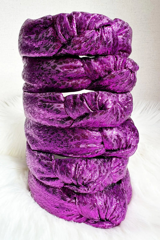 Shimmer Topknot Headband