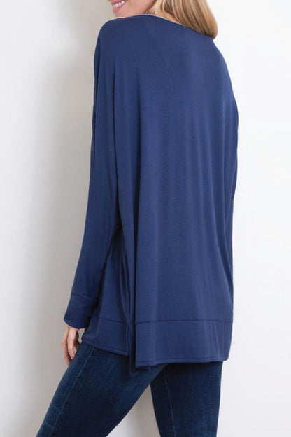 Zipper Neck Top