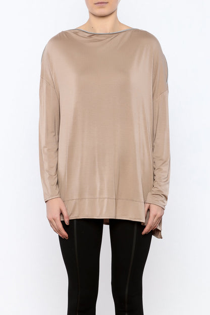 Zipper Neck Top