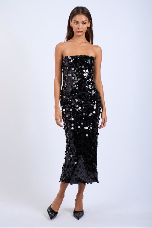 Sequin Tube Dress