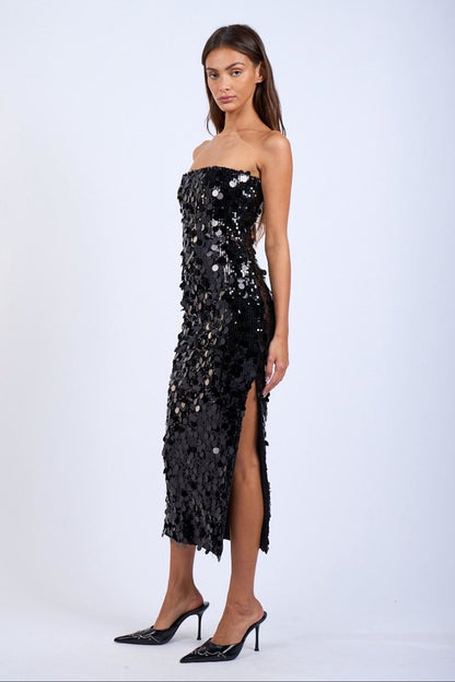 Sequin Tube Dress