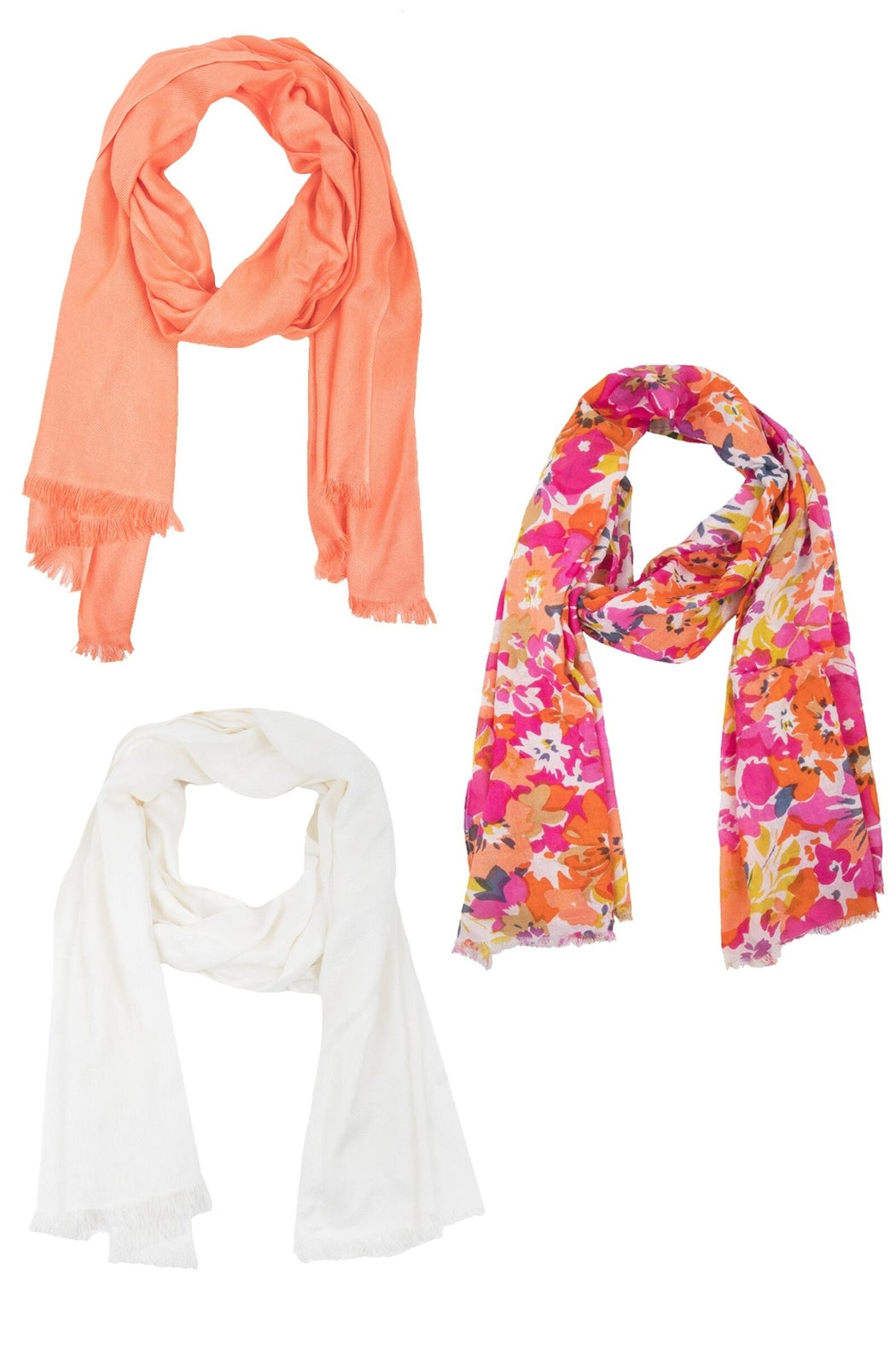 Flower Garden Scarf Set
