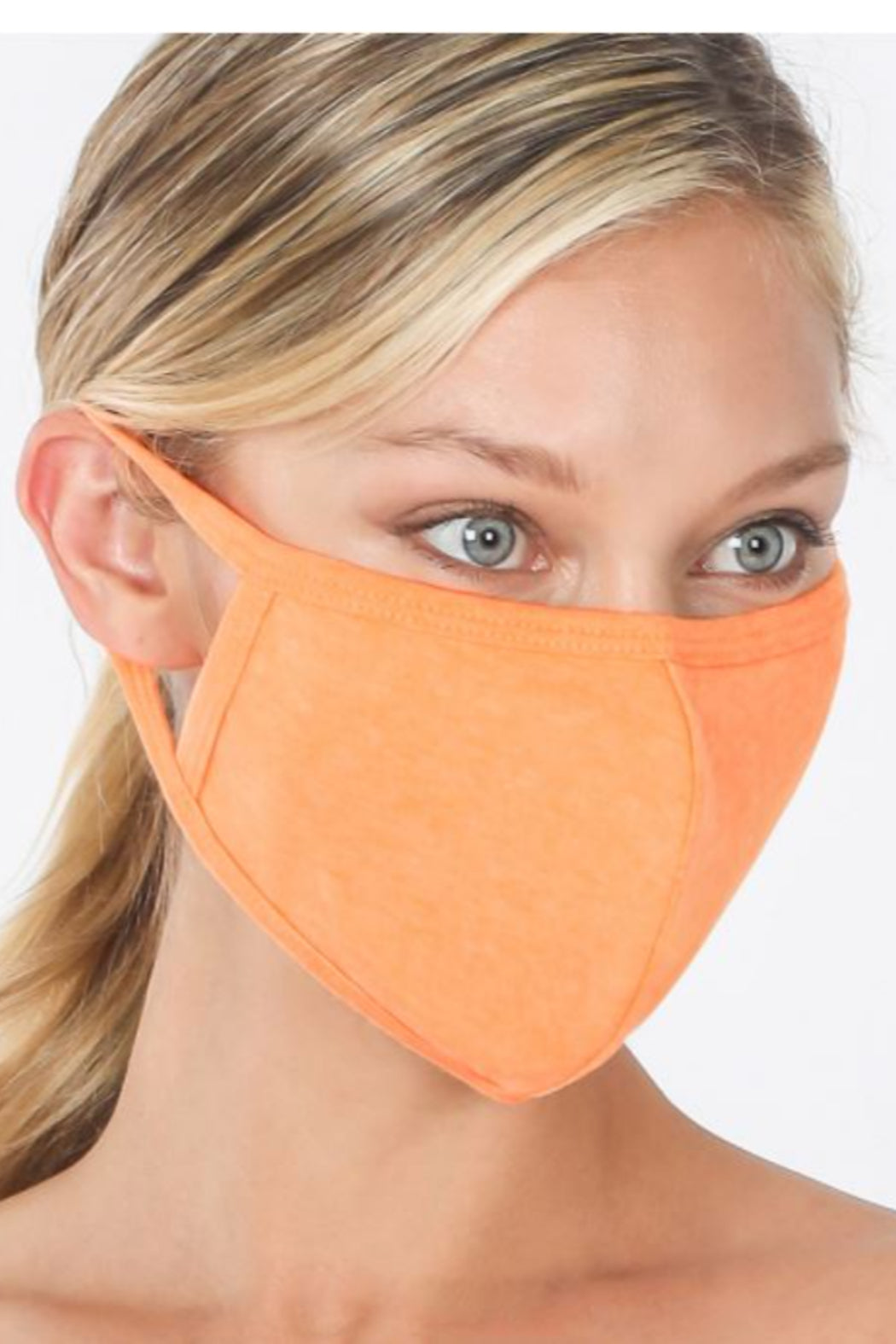 Solid 3D cotton mask - Multiple Colors