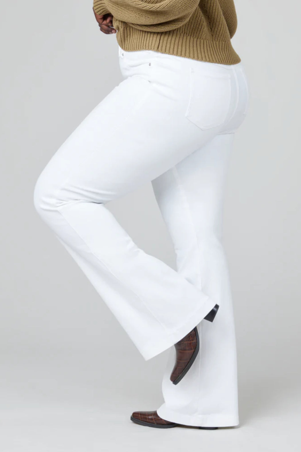 Spanx White Flare Jeans