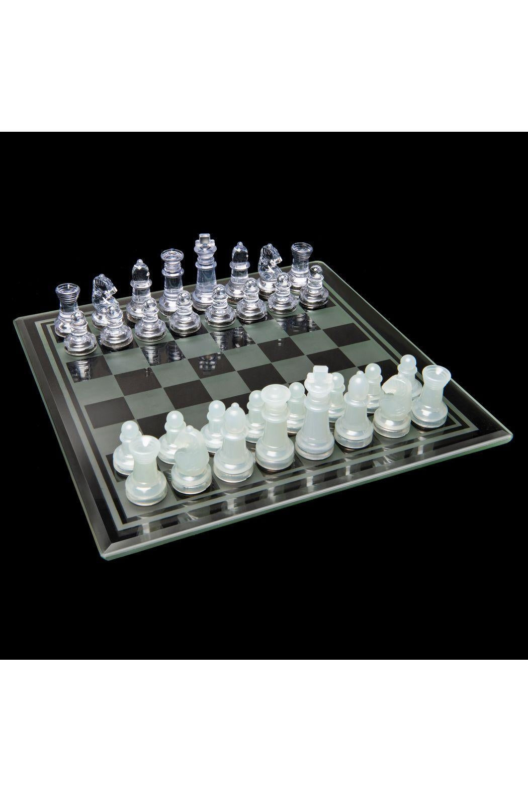 Chess And Checkers In Glass