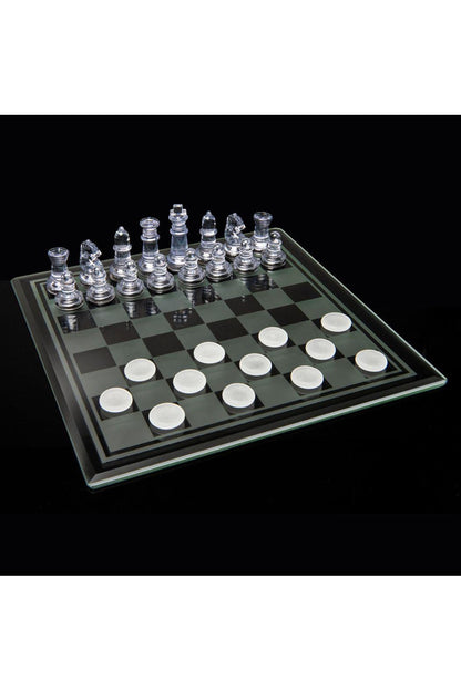 Chess And Checkers In Glass