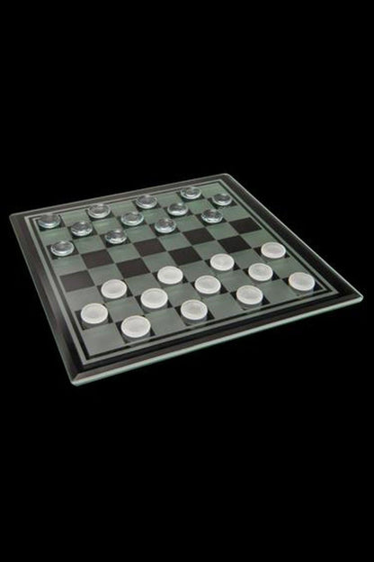 Chess And Checkers In Glass