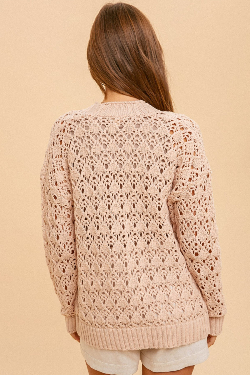 Spring Pointelle Cardigan