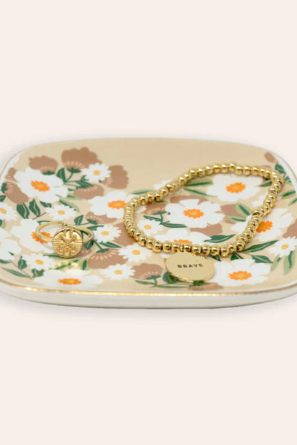 Square Ceramic Trinket Tray