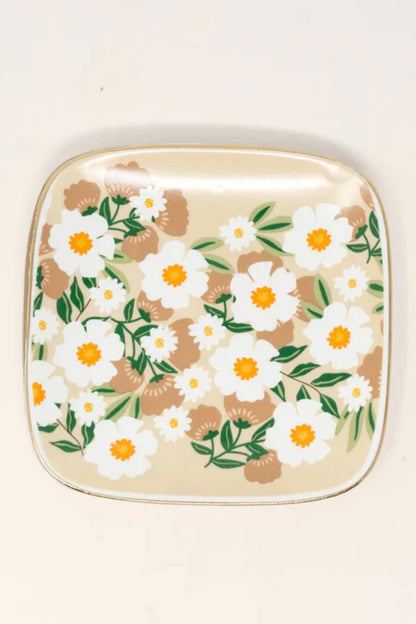 Square Ceramic Trinket Tray