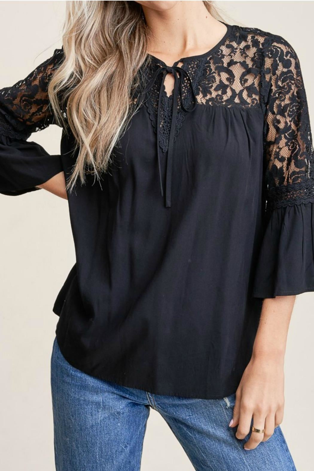 Lace Inset Top