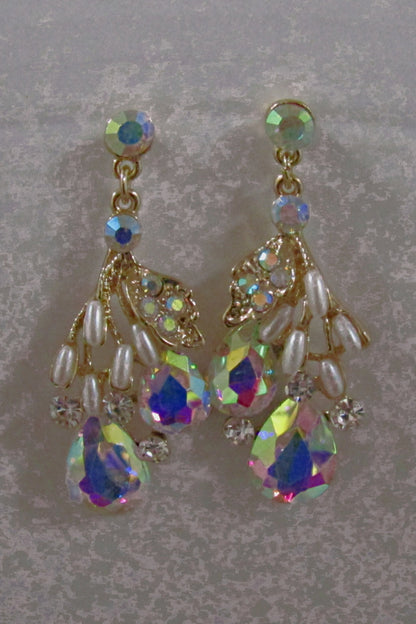 Statement AB and Pearl Necklace Set