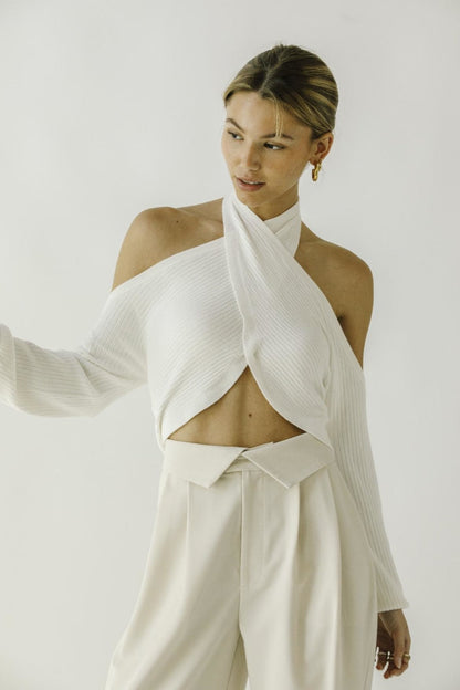 Ribbed Halter Top