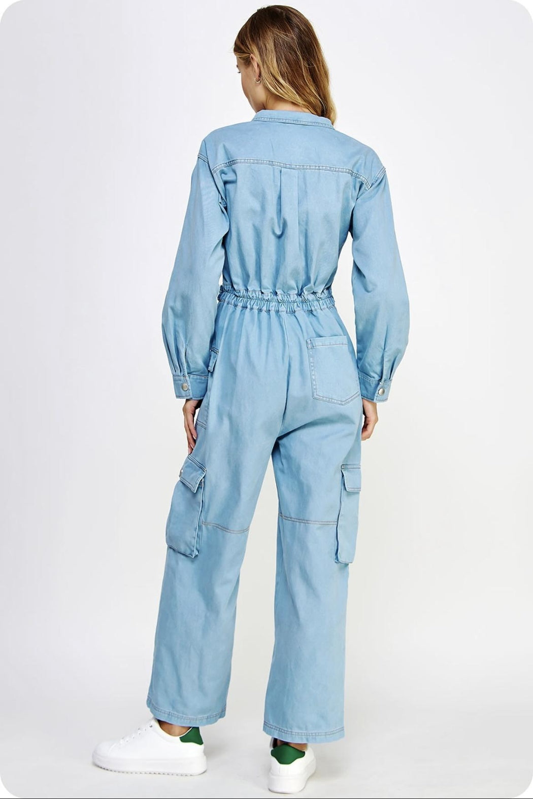 Cargo Twill Jumpsuit
